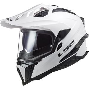 LS2 MX701 C Explorer Solid enduro bukósisak fehér