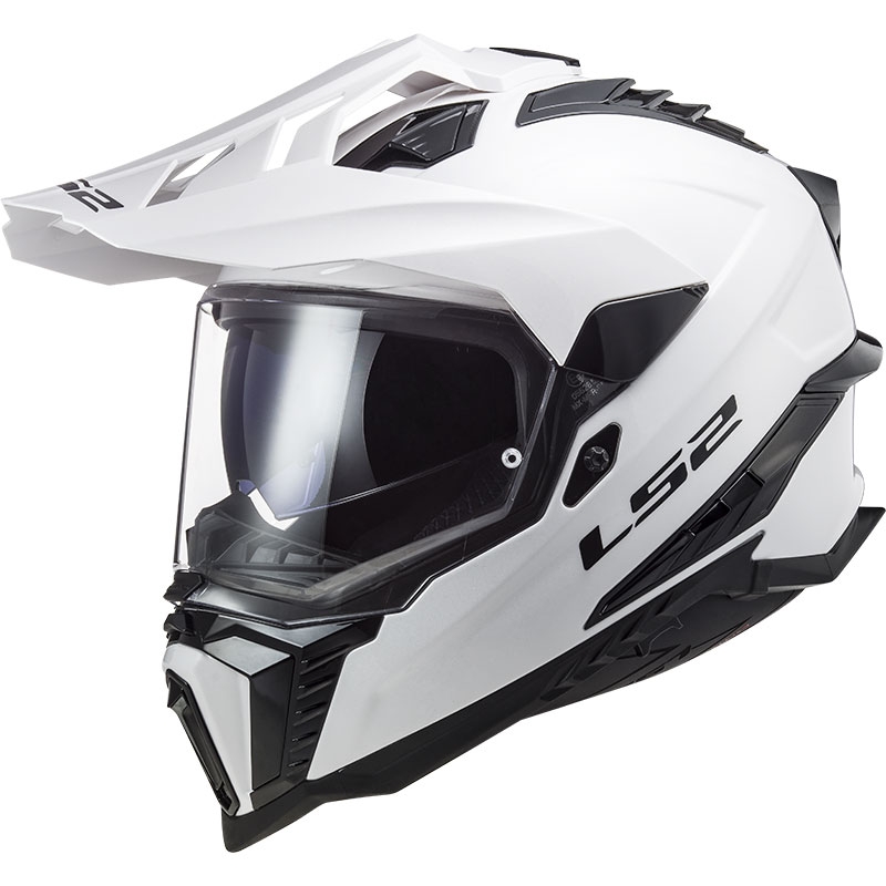 LS2 MX701 C Explorer Solid enduro bukósisak fehér