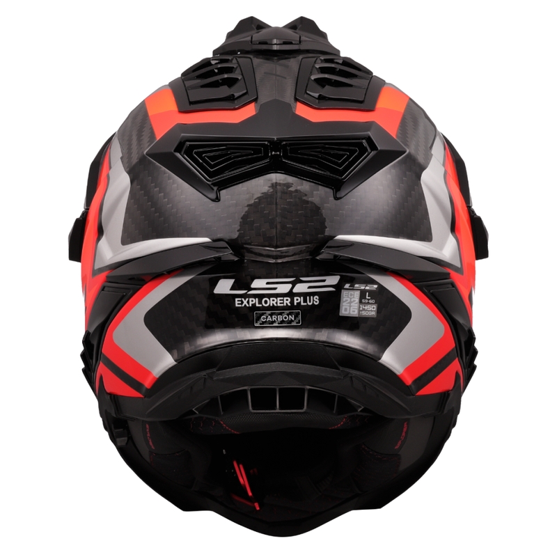 LS2 MX701 Explorer C Frontier II enduro motoros bukósisak narancssárga