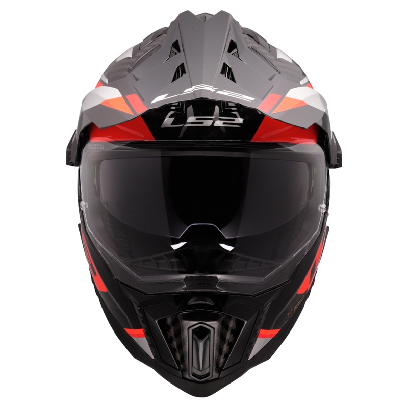 LS2 MX701 Explorer C Frontier II enduro motoros bukósisak narancssárga