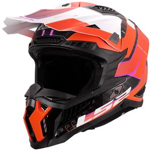 LS2 MX703 X-Force Galuo motokrossz bukósisak narancssárga