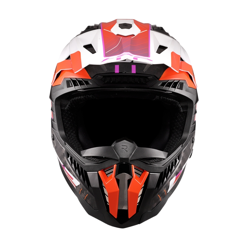 LS2 MX703 X-Force Galuo motokrossz bukósisak narancssárga