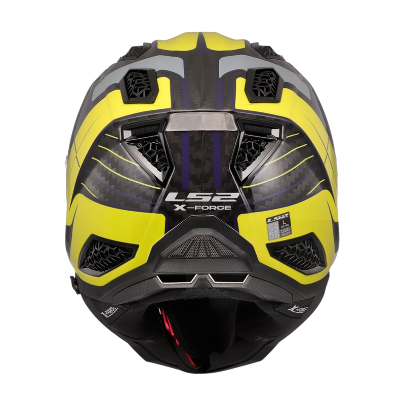 LS2 MX703 X-Force Galuo motokrossz bukósisak szürke-fluo sárga