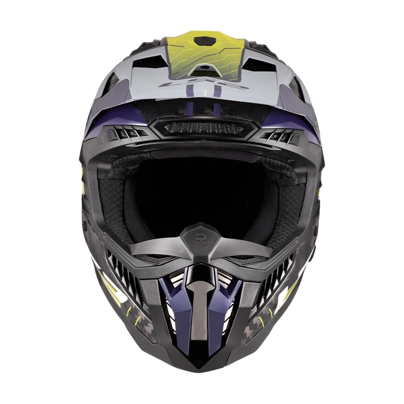 LS2 MX703 X-Force Galuo motokrossz bukósisak szürke-fluo sárga
