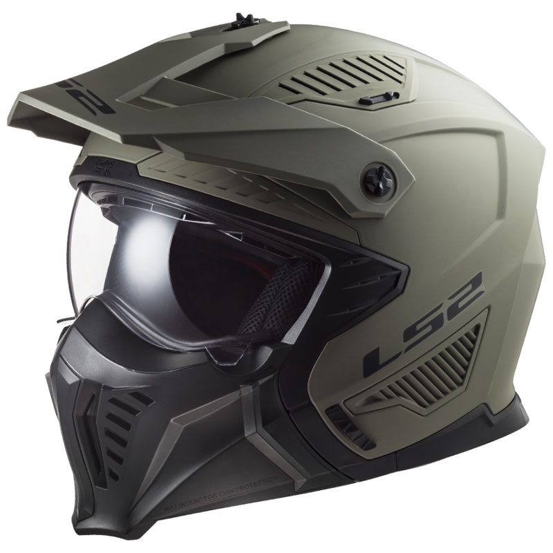 LS2 OF606 Drifter Solid motoros bukósisak matt homokos