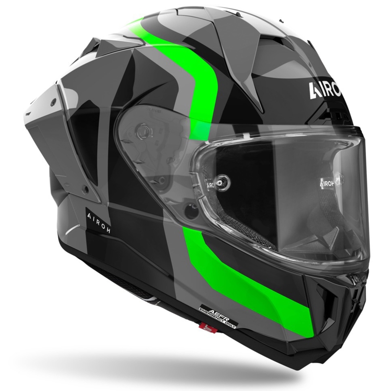 Airoh GP800 Competition zárt motoros bukósisak fluo zöld