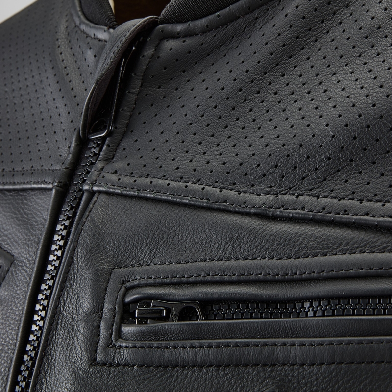 Alpinestars TECH-AIR®3 V2 LEATHER system légzsákmellény fekete