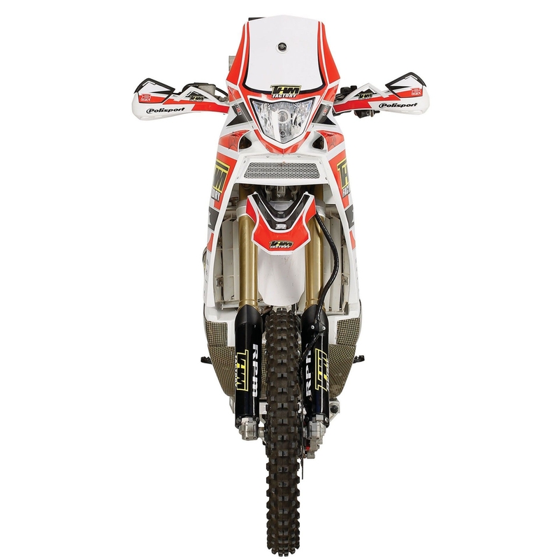 Handguard POLISPORT EVOLUTION INTEGRAL with mounting kit (?22 mm) fehér