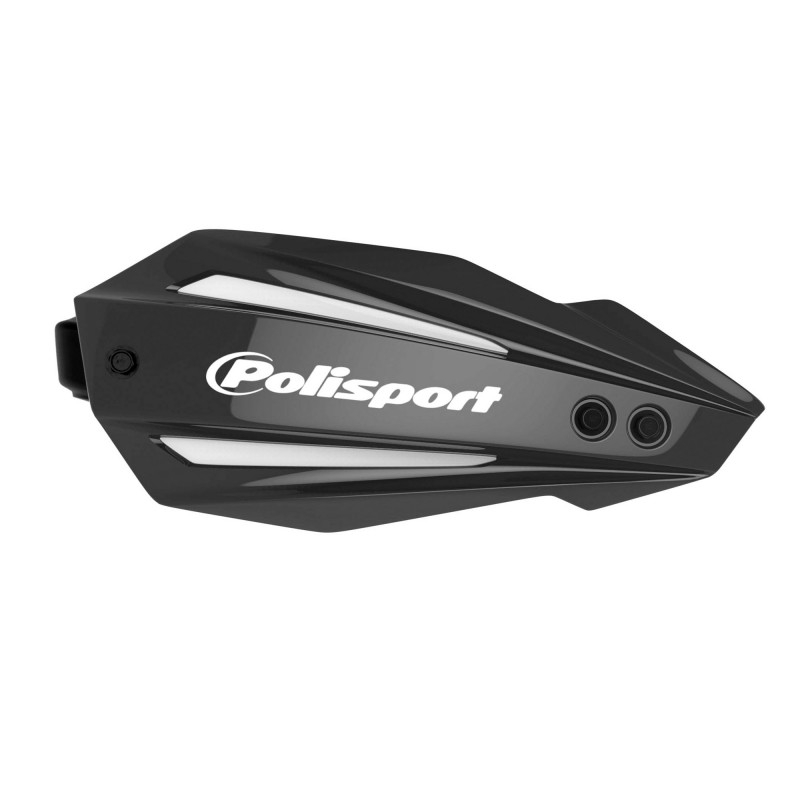 Handguard POLISPORT BULLIT FWA with universal mounting kit Black