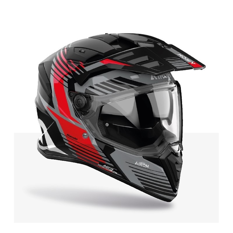 Airoh Bandit Spicy enduro bukósisak piros