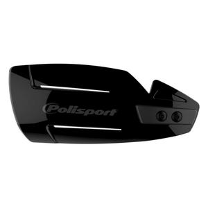 Handguard POLISPORT HAMMER 8307800002 with universal plastic mounting kit fekete