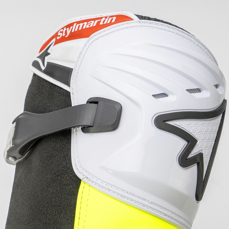 Stylmartin Impact Pro.2 motoros csizma fehér-fekete-fluo sárga