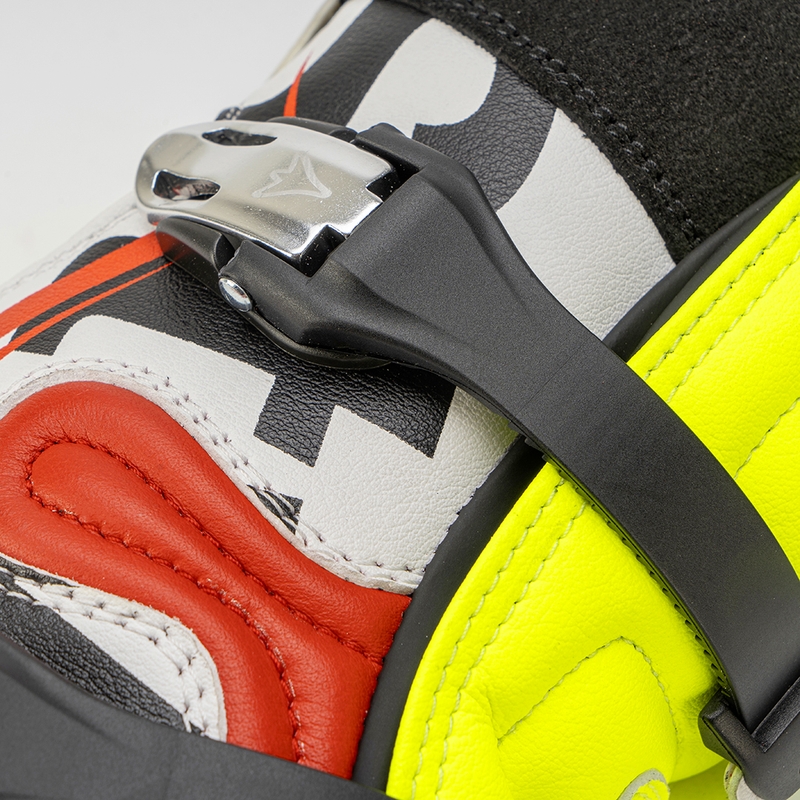 Stylmartin Impact Pro.2 motoros csizma fehér-fekete-fluo sárga