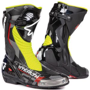 Stylmartin Stealth Evo Air motoros csizma fekete-fluo sárga