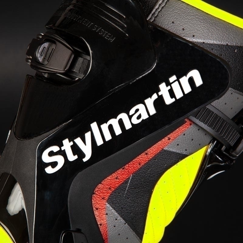 Stylmartin Stealth Evo Air motoros csizma fekete-fluo sárga
