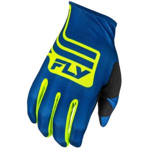 FLY Racing Lite motokrossz kesztyű kék-fluo sárga