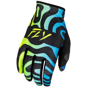 FLY Racing Lite motokrossz kesztyű kék-sárga