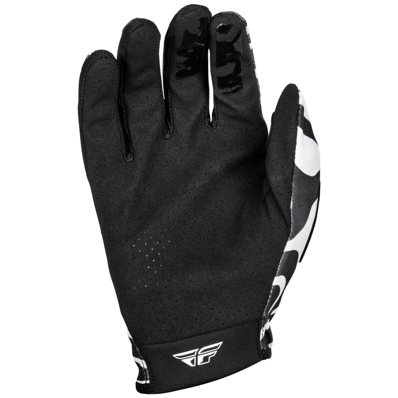FLY Racing Lite motokrossz kesztyű fehér-fekete