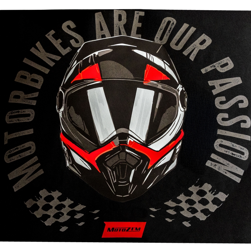 Motozem Motorbikes are our passion póló fekete