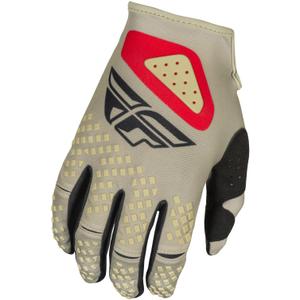 FLY Racing Kinetic Sym motokrossz kesztyű szürke-piros-fekete