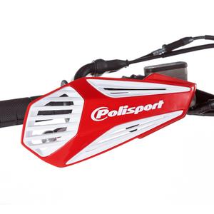 Handguard POLISPORT MX AIR 8308400005 with universal handlebar mounting kit Black / ORK-16