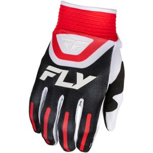 FLY Racing F-16 gyerek motokrossz kesztyű fekete-piros-fehér