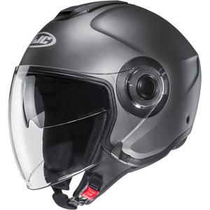 HJC i40N Solid nyitott motoros bukósisak semi flat titán