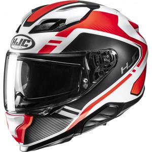 HJC F71 Tozz MC6HSF zárt motoros bukósisak fehér-fekete-piros