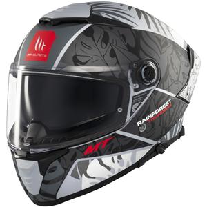 MT Thunder 4 SV Rainforest zárt motoros bukósisak fekete-fehér