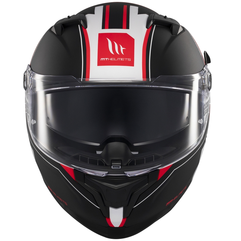 MT Braker SV Charm zárt motoros bukósisak matt fekete-fehér