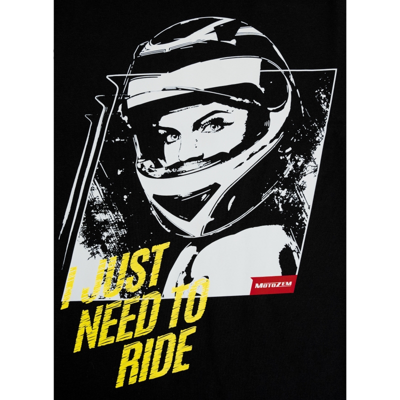 Motozem Girl női póló fekete