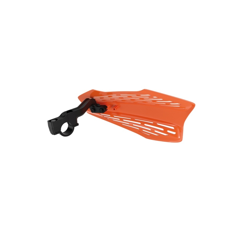 Handguard POLISPORT MX FORCE with universal handlebar mounting kit fehér