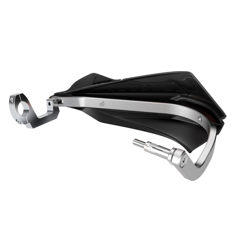Handguard POLISPORT TRAIL BLAZER with universal mounting kit Black/black