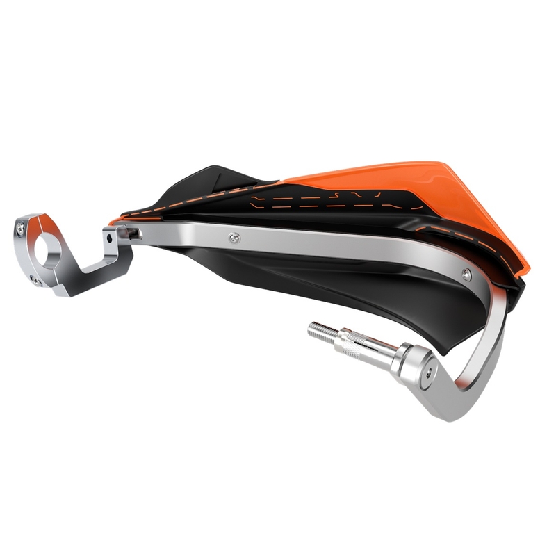Handguard POLISPORT TRAIL BLAZER with universal mounting kit piros/fekete