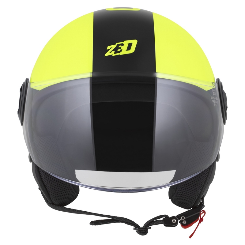 ZED C35 nyitott bukósisak fluo sárga-fekete