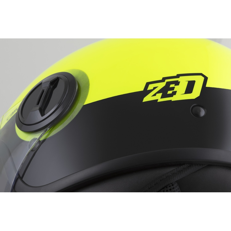 ZED C35 nyitott bukósisak fluo sárga-fekete
