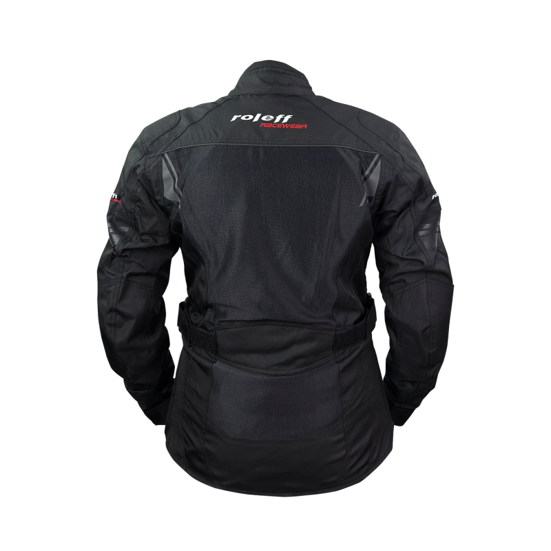 Roleff Mesh női motoros kabát fekete