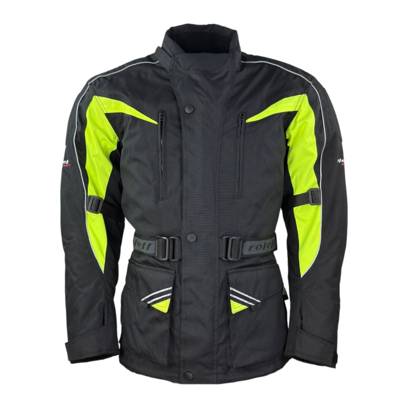 Roleff Kodra motoros kabát fekete-fluo sárga