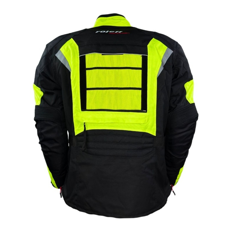 Roleff Kodra Enduro motoros kabát fekete-fluo sárga