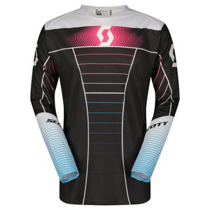 SCOTT Podium PRO motokrossz mez kék-rózsaszín