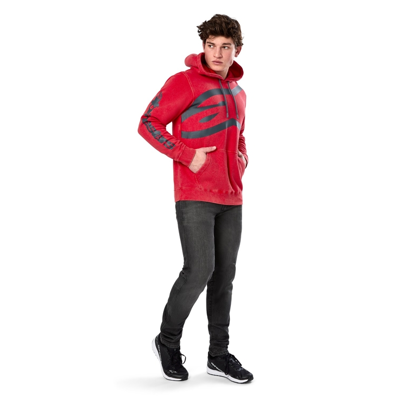 Alpinestars Unbound Hoodie pulóver piros