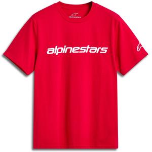 Alpinestars Linear Wordmark 2.0 CSF póló piros-fehér