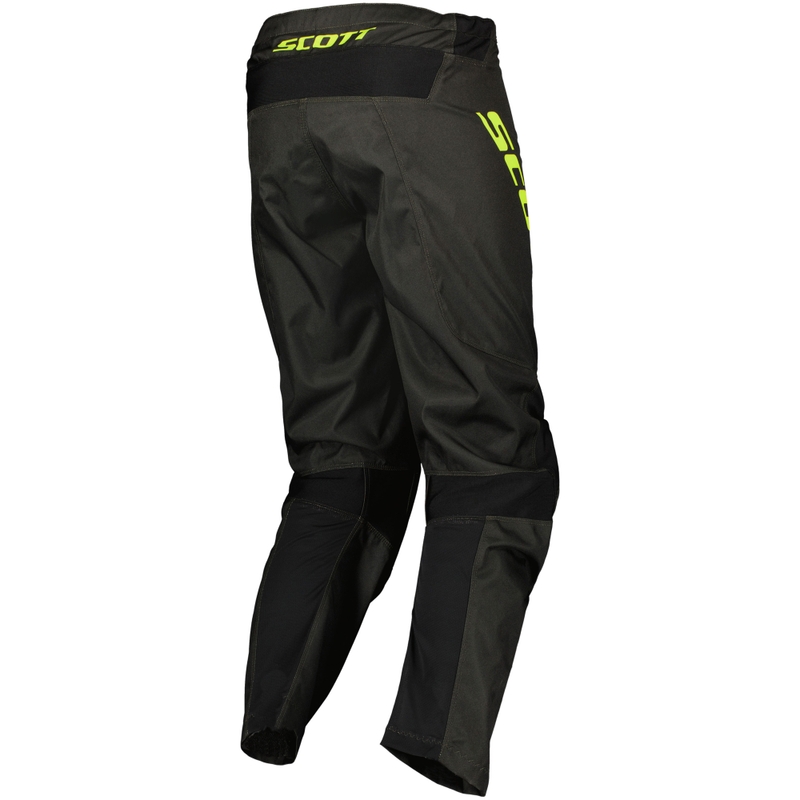 SCOTT Compete motokrossz nadrág fekete-fluo sárga