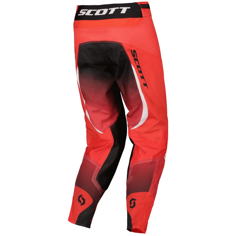 SCOTT Podium PRO motokrossz nadrág piros-fekete