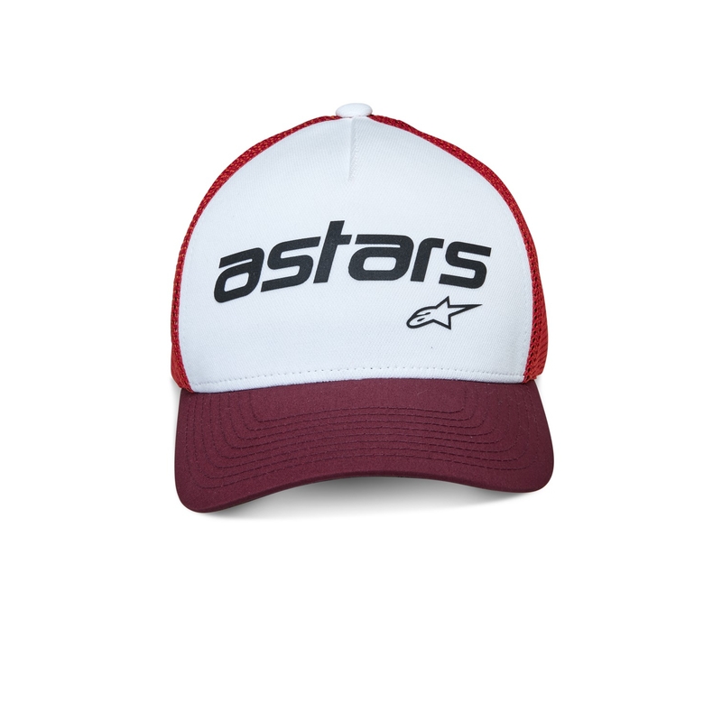 Alpinestars Vital Trucker sapka fehér-barnás piros-narancs