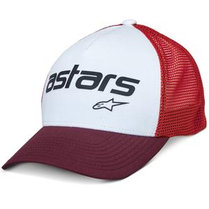 Alpinestars Vital Trucker sapka fehér-barnás piros-narancs