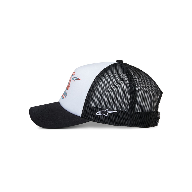 Alpinestars Ayess Trucker sapka fehér-fekete