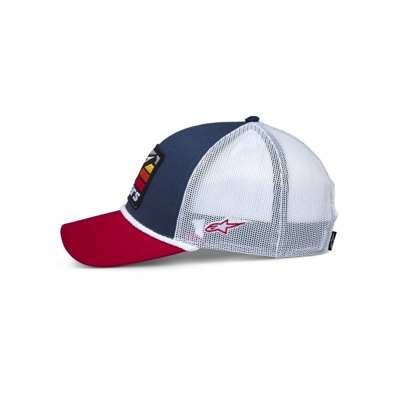 Alpinestars Selica Trucker sapka kék-piros-fehér
