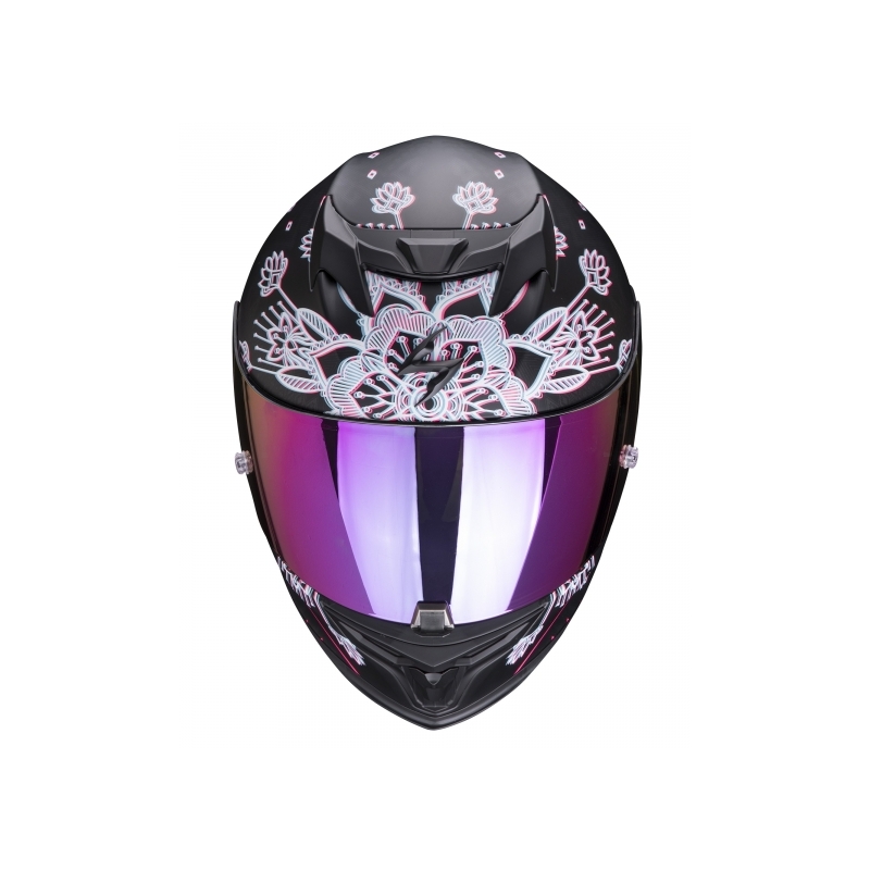 Scorpion EXO-520 AIR Tina zárt bukósisak fekete-ezüst - II. minőség