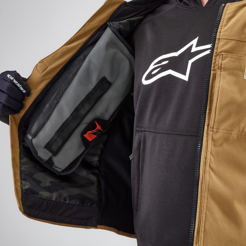 Alpinestars Tech-Air®3 V2 Canvas system légzsákmellény bézs